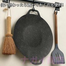 マルチグリドル パン 取っ手 33cm アウトドア鉄板 軽量深型 グリルパン ガスコンロ グリル 食洗機対応 キャンプ バーベキュー アウトドア_画像9