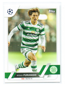 【Kyogo Furuhashi 古橋亨梧】Topps UEFA Champions League Club Competitions 2022/23 #183 ★ Celtic FC セルティックFC