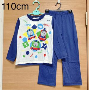  pyjamas / locomotive Thomas / man / new goods / beautiful goods /110cm/ light blue / white / navy / long sleeve / long trousers / child / long sleeve / long trousers / pants / thin / spring / summer / autumn / top and bottom set 