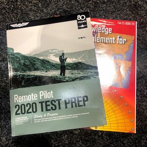 Remote Pilot Test Prep 2020 【書き込み無し】洋書 ドローンパイロット 教科書 テキスト 入手困難