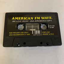 FM STATION USA AMERICAN FM WAVE カセットテープ 昭和レトロ 当時物 カセット【1648_画像3
