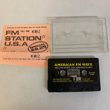 FM STATION USA AMERICAN FM WAVE カセットテープ 昭和レトロ 当時物 カセット【1648_画像1