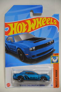 Hot Wheels 2023 MUSCLE MANIA 6/10 '18 DODGE CHALLENGER SRT DEMON #151 ★ホットウィール HW ダッヂ チャレンジャー デーモン