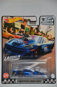 Hot Wheels BOULEVARD CORVETTE Z06 DRAG RACER #26★HW ホットウィール コルベット ドラッグ レーサー Real Riders