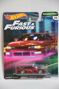 Hot Wheels FAST & FURIOUS Original Fast Nissan 240SX S14 ＃1/5★ホットウィール HW ワイルド スピード ニッサン ワイスピ