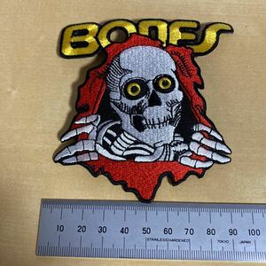 bones のぞきボーンズ patch ＰＯＷＥＬＬ 80Ｓ　パウエル　 ワッペン