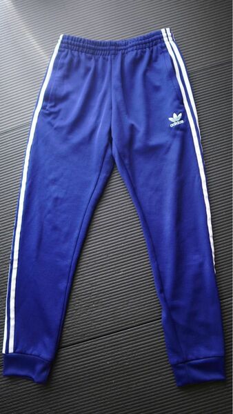 【超美品】adidas SST トラックパンツ ブルー Mサイズ