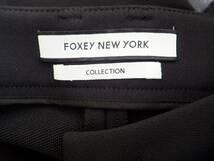 美品☆FOXEY NEWYORKフォクシー ニューヨーク◆34604◆テーパードパンツ◆ブラック◆38_画像8