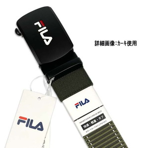 ブラック 黒 022 FILA フィラ スマートロック 穴なし ナイロンベルトの画像5