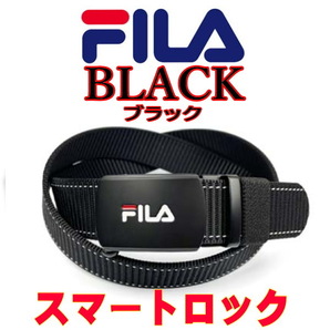 ブラック 黒 022 FILA フィラ スマートロック 穴なし ナイロンベルトの画像8