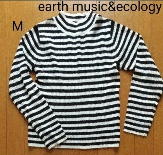 ボーダー ニット earth music&ecology M