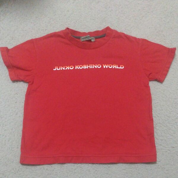 子ども服 半袖Tシャツ 120 赤 レッド コシノジュンコ
