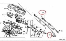 【送料無料】ホンダ純正新品CBX400F/CBX550Fスピードメーター・タコメーターケーブルセット(BEET キジマイノウエ タコメーター ワイヤー )_画像2