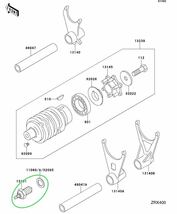 【送料無料】カワサキ純正ZRX400 ZRX400-2 ニュートラルスイッチ ワッシャー (センサー ガスケット ミッションカバー エンジン)_画像2