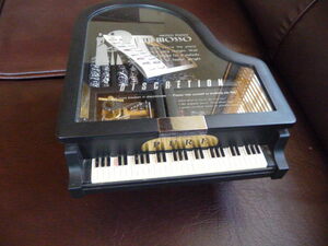 LADY MATE COLLECTION 【MPL-201-黒 MAZZO PIANO】 ピアノ型 オルゴール/ジュエリーボックス 宝石箱 小物入れ