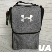 【グレー】アンダーアーマー　UNDER ARMOUR　シューズケース　シューズバック　スポーツ　アウトドア　マルチバック　ゴルフ　テニス　ジム_画像1