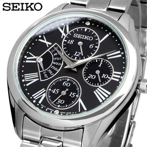 訳有特価！【SEIKO LORD】SRL049P1 新品未使用 セイコーロード ユニセックス レディース メンズ 海外モデル レトログラード クォーツ腕時計