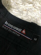 ◆le coq sportif ルコックゴルフ スポルティフ ゴルフパンツ M　　ブラック_画像6