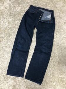 濃紺　USA製 バレンシア工場◆LEVIS 501XX リーバイス デニムパンツ ジーンズ W31　ボタン裏555