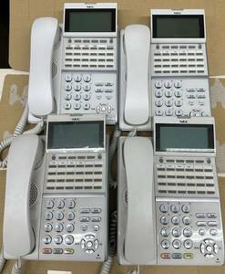 動作品 Aspire UX 24ボタン電話機 NEC DTZ-24D-2D(WH)TEL 4台【★2/8】