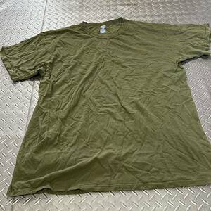 US 米軍放出品　Tシャツ　SOFFE XLARGE OD ランニング　スポーツ　サバゲ　(INV HI81)