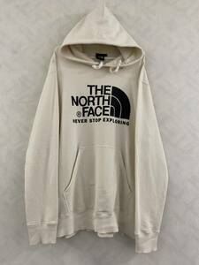 THE NORTH FACE NEVER STOP EXPLORING パーカー サイズL デカロゴ ノースフェイス フーディー アウトドア フェス キャンプ トレッキング