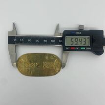 天保小判金 背 石・五 11.2g 古金銀 古銭_画像3