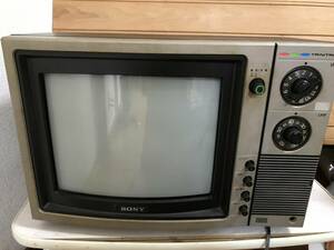 *.YS2737*SONY Sony 13 type Brown tube tv KV-13A4 operation not yet verification Junk 80 year pcs Showa Retro ECM