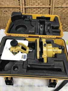 ◎ヤYS2773★ケース付　TOPCON トプコン　3030　EDM ACCESSORIES-3　素子プリズム プリズムターゲット　反射 測量機器 土木 建築 現場 