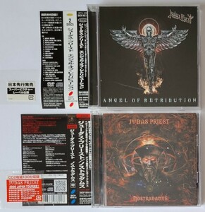 JUDAS PRIEST CD2枚 ANGEL OF RETRIBUTION NOSTRADAMUS ジューダス・プリースト 初回限定盤 LIVE DVD 2004 ノストラダムス ROB HALFORD