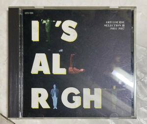 CD 歌詞シート ステッカー付 Off Course Selection Ⅲ 1984-1987 It' All Right オフコース 32FD1068