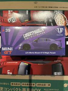 新品未開封 MINI GT LBWorks Nissan GT-R マジック パープル Magic Purple No.39 LBWK