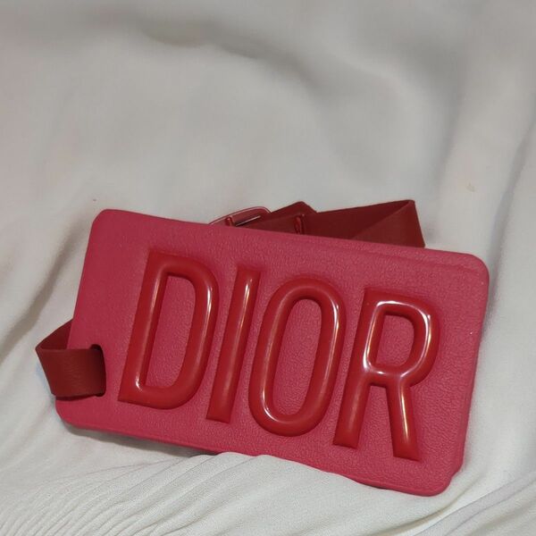 新品未使用　ディオール Dior ラゲージタグ ミラー付き