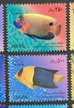 イラン 2009-11年発行 魚 小型 切手 未使用 NH_画像4