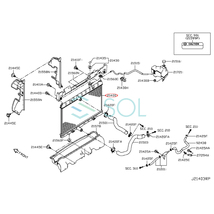 ラジエーター ラジエター キャップ付 AT車 CVT車 エクストレイル 日産 出荷締切18時 T32 NT32 HT32 HNT32 21410-4BB0A 21410-4BB0B_画像9