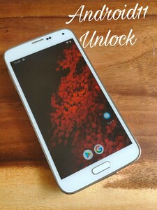 程度良好 Android11化 au Samsung SCL23 Galaxy S5 SIMロック解除　カスタムROM　