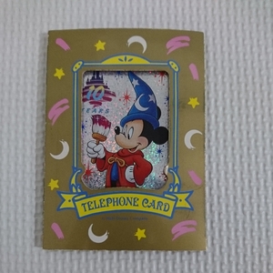  Disney Land 10 anniversary commemoration telephone card 