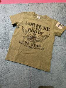  new goods outlet Kids Donkey military T-shirt 110 centimeter khaki 