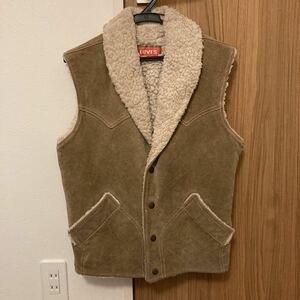 Levi’s スウェード レザーベスト ビンテージ　メキシコ製　70’s リーバイス