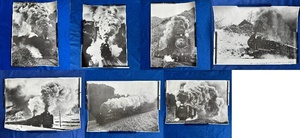 K2　迫力の大型B２判　蒸気機関車　鉄道　SL　大判写真　ポスター　7種類まとめ売り　D51155/I8688/D51797/C57156/C622/C6216/D51192