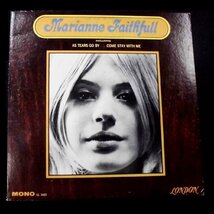 ●US-London RecordsオリジナルMono,w/Maroon,Long Playing-Labels!! Marianne Faithfull / Marianne Faithfull_画像1