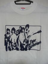 即決★新品★ROLLING STONES関連バンドＴシャツ★ニュー・バーバリアンズ★NEW BARBARIANS★ホワイト×ネイビー★S/M/L/XLサイズ_画像2