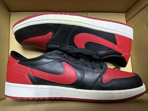 2014 NIKE AIR JORDAN 1 RETRO LOW OG BRED US10 新品 705329-001