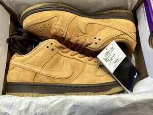 2020 NIKE SB DUNK LOW PRO WHEAT US8 新品 BQ6817-204