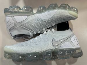 AIR VAPORMAX FLYKNIT 2 "WHITE VAST GREY" 942842-105 （ホワイト/バーストグレー/フットボールグレー）