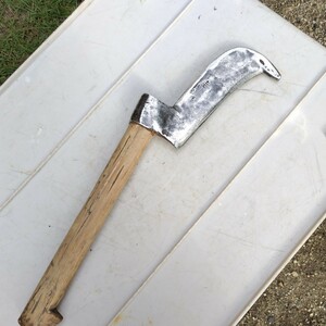  small of the back hatchet branch strike . for mountain . mountain work for ( used ). industry 