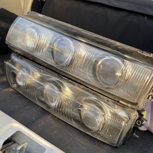 s13 三連プロ目 ヘッドライト 左右 美品