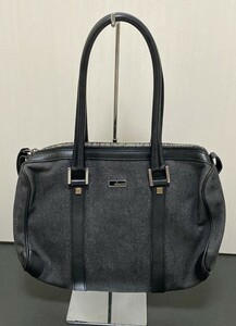 グッチ GUCCI キャンバス GG ボストンバッグ 型番 30458