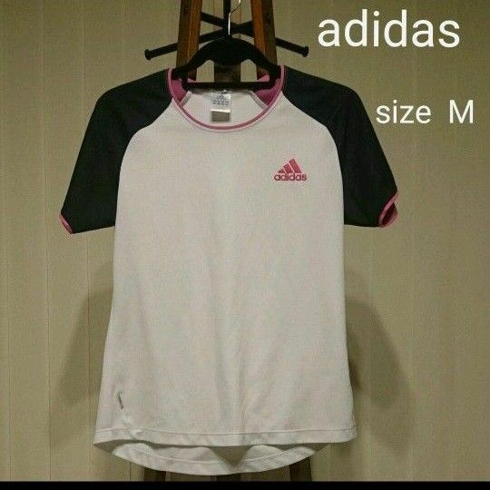 【adidas】Tシャツ、size M