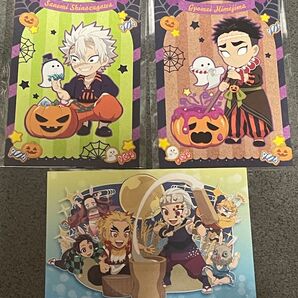 鬼滅の刃 ハロウィンポストカード お月見ポストカード マチ☆アソビカフェ ufotable cafe 新品未使用